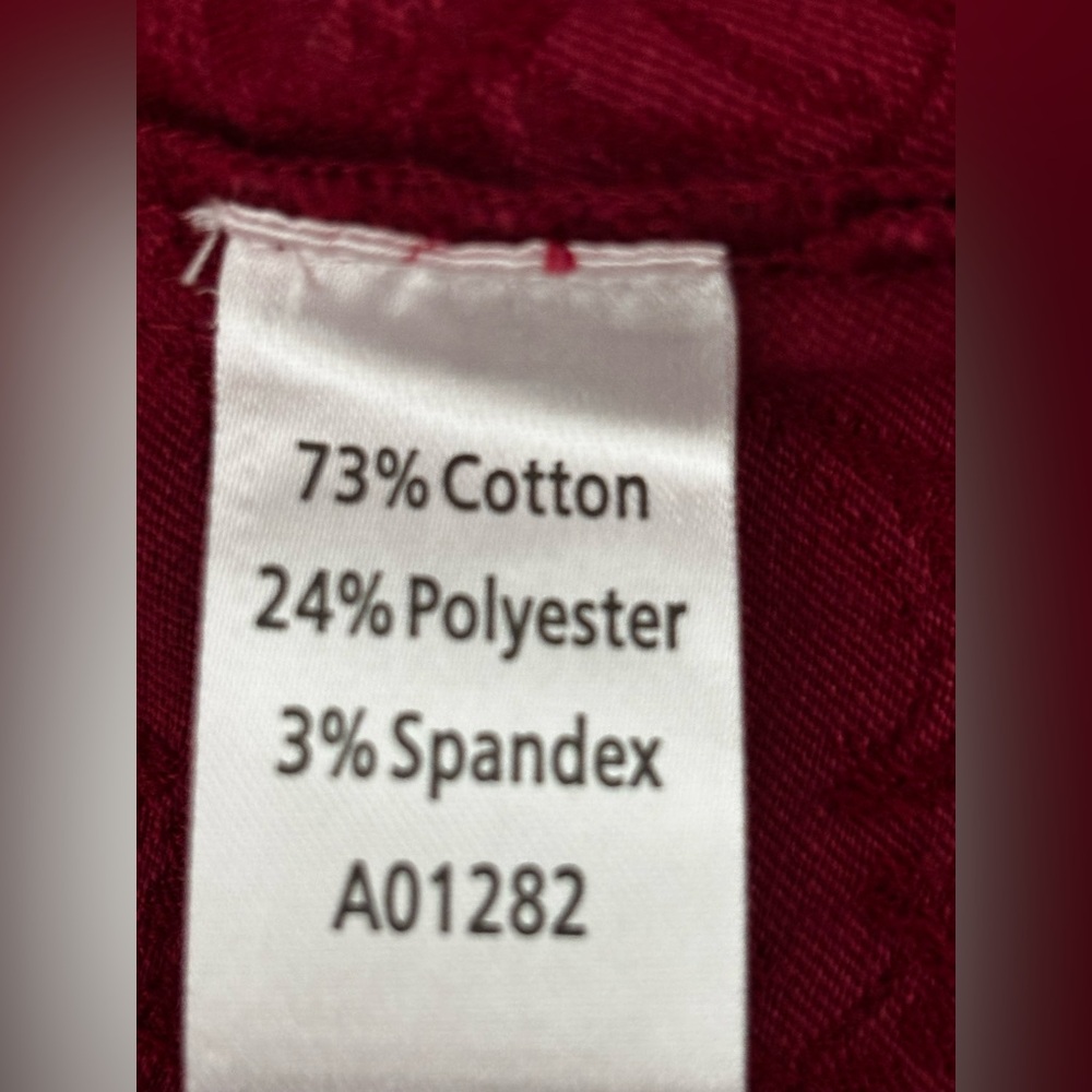 Appleseed’s Red Wine Buttoned Jacket Plus Size 18… - image 8
